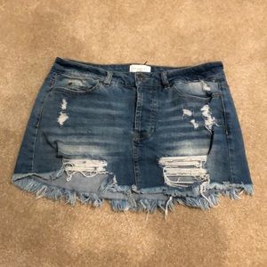 Jean skirt